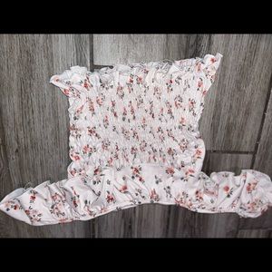 Off the shoulder crop top